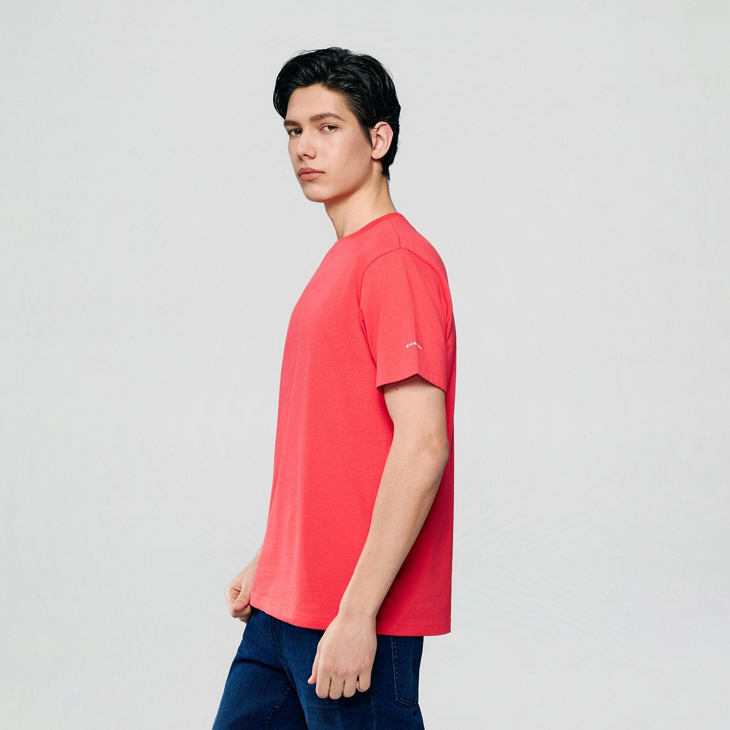 Men's Slim Fit Cotton Crew Neck Tee - Image 4