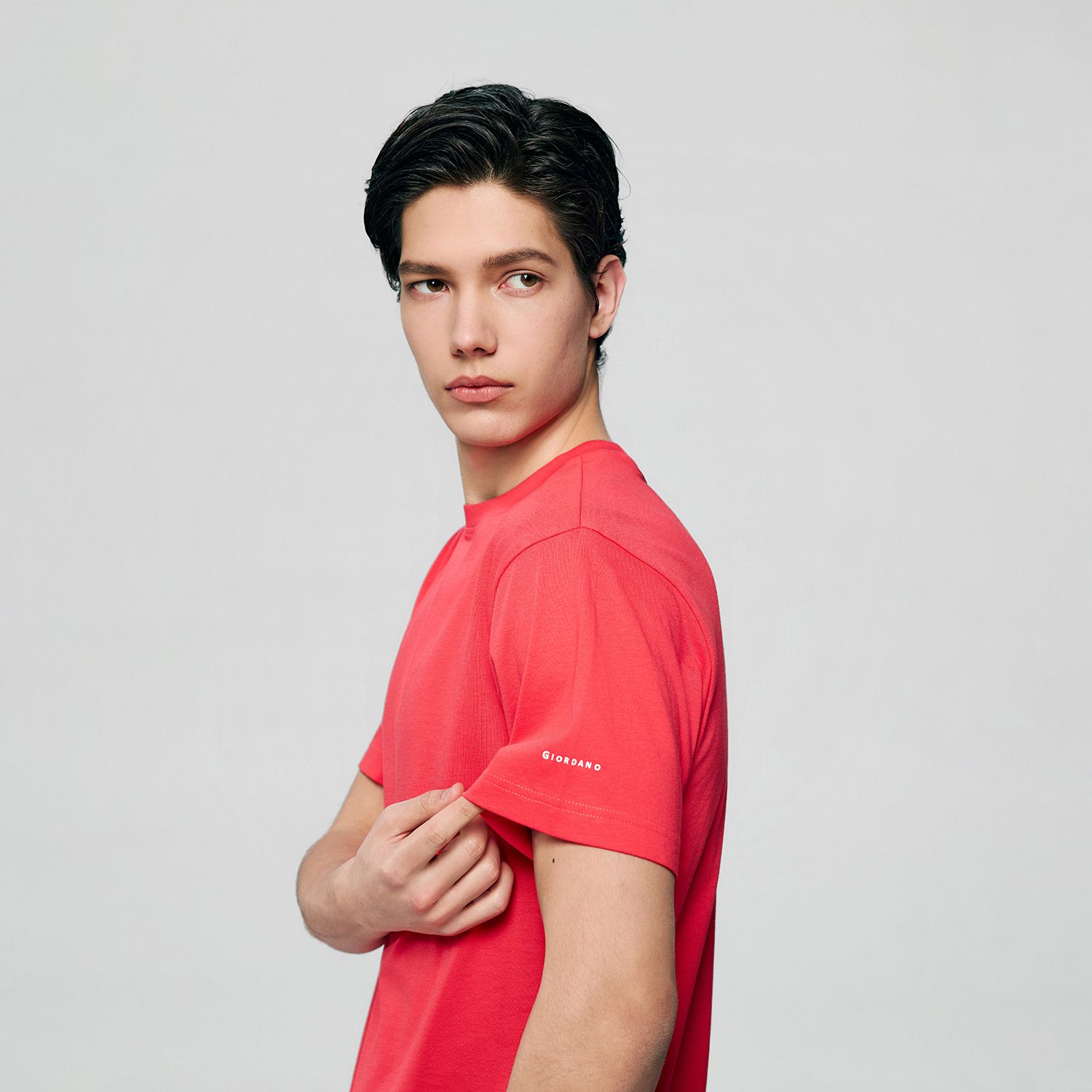 Men's Slim Fit Cotton Crew Neck Tee - Image 5