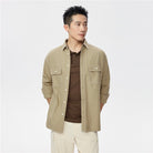 Men's Relaxed Fit Cotton Twill Long Sleeve Shirt - Image 2