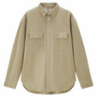 Men's Relaxed Fit Cotton Twill Long Sleeve Shirt - Image 4