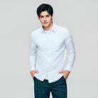 Men's Polyester/Modal Slim Fit Shirt - Image 3