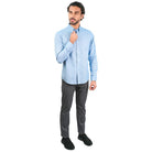 Men's Wrinkle Free Oxford Long Sleeve Shirt - Image 2