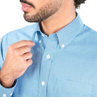 Men's Wrinkle Free Oxford Long Sleeve Shirt - Image 3