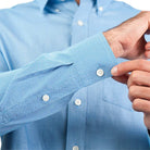 Men's Wrinkle Free Oxford Long Sleeve Shirt - Image 5