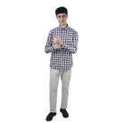 Men's Wrinkle Free Oxford Long Sleeve Shirt - Image 2