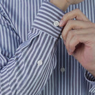 Men's Wrinkle Free Oxford Long Sleeve Shirt - Image 5