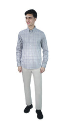 Men's Wrinkle Free Oxford Long Sleeve Shirt - Image 2