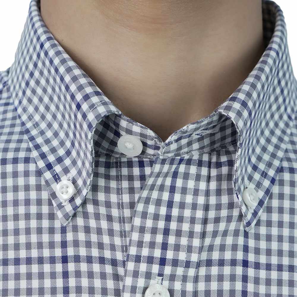 Men's Wrinkle Free Oxford Long Sleeve Shirt - Image 3