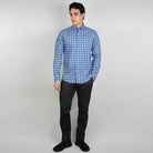 Men's Wrinkle Free Oxford Long Sleeve Shirt - Image 2