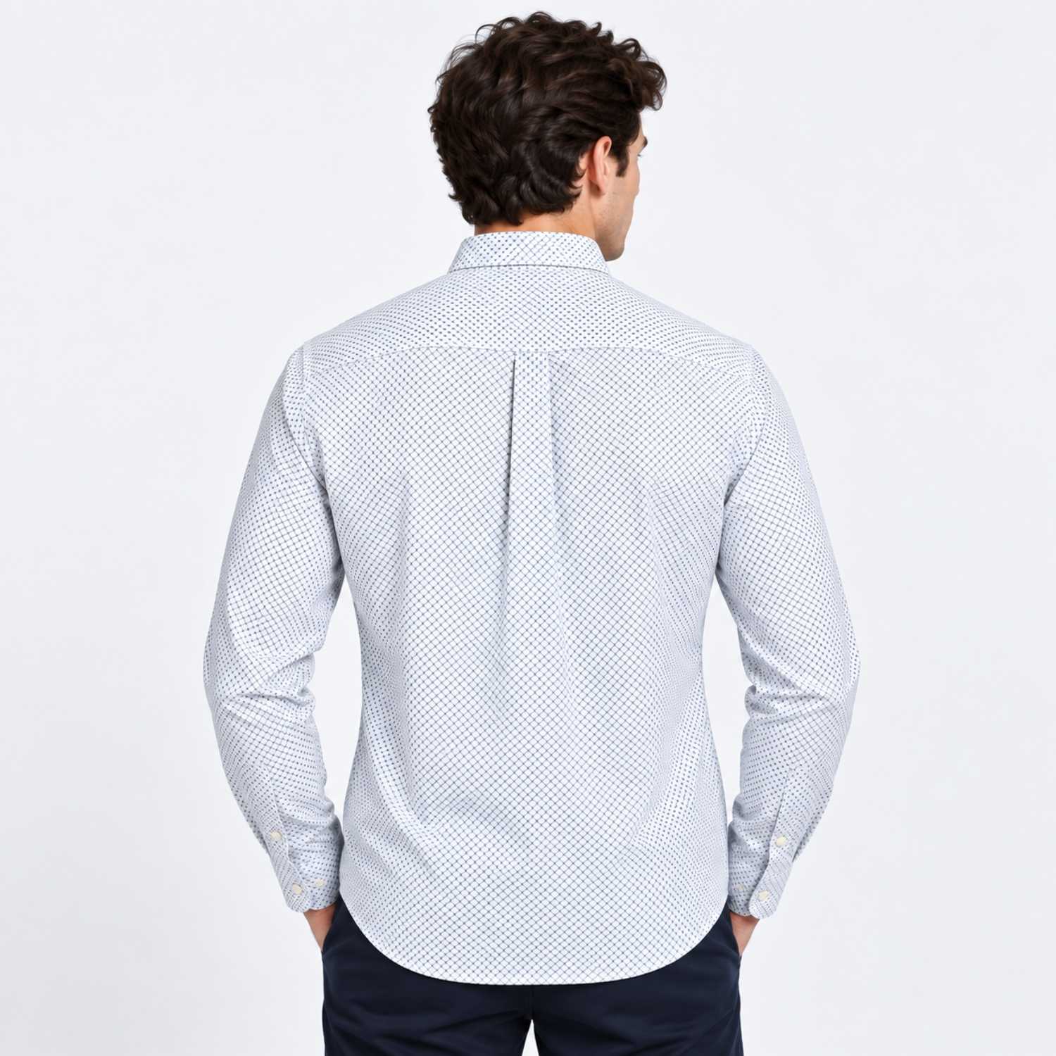Men's Cotton Oxford Slim Fit  Shirt - Image 2
