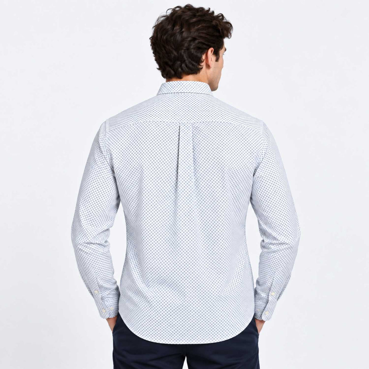 Men's Cotton Oxford Slim Fit  Shirt - Image 2