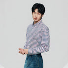 Men's Wrinkle Free Oxford Long Sleeve Shirt - Image 4
