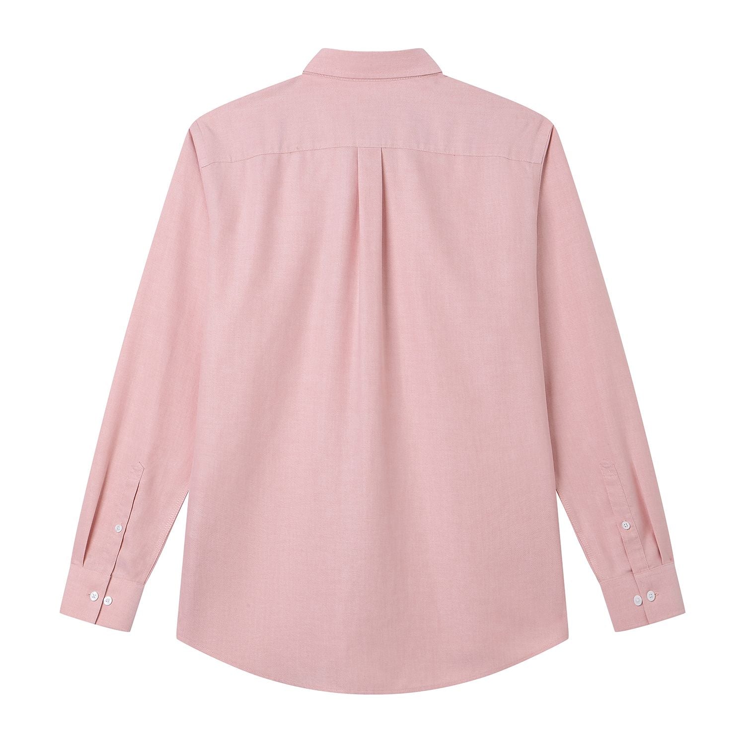 Men's Wrinkle Free Oxford Long Sleeve Shirt - Image 7