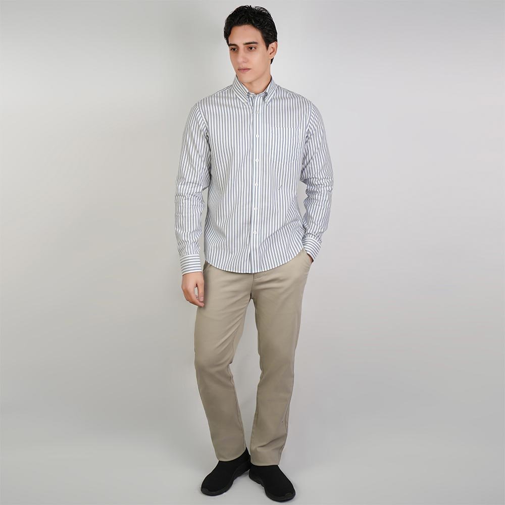 Men's Cotton Oxford Regular Fit Wrinkle Free Shirt - Image 2