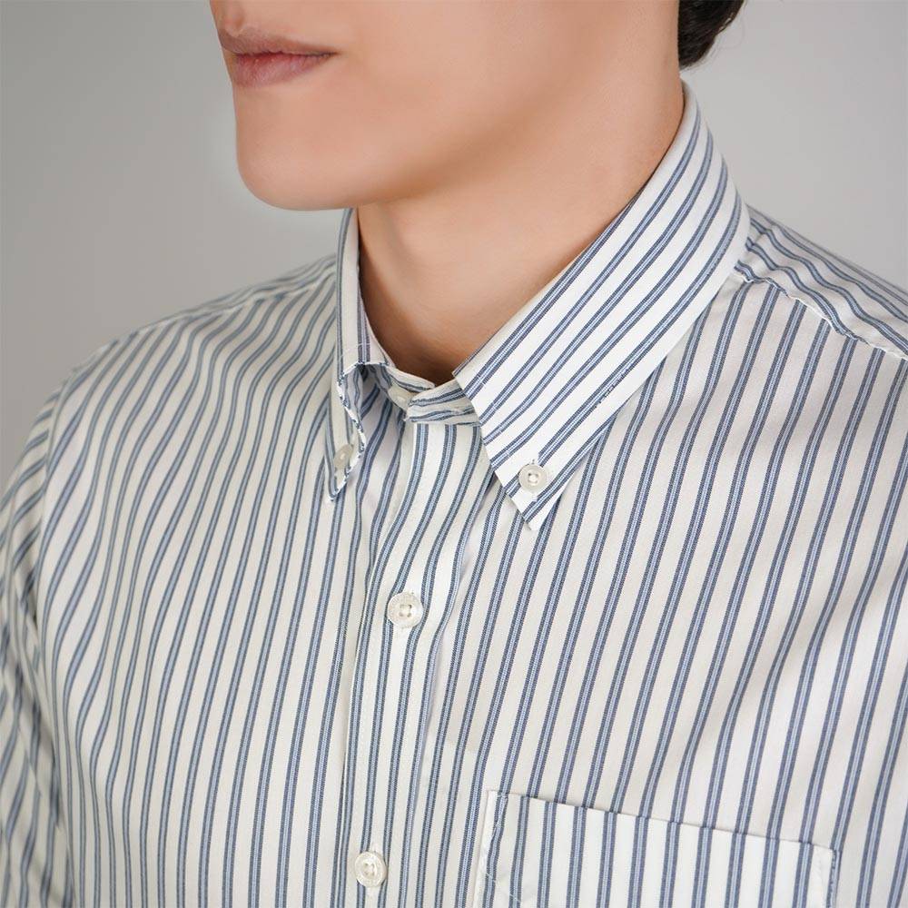 Men's Cotton Oxford Regular Fit Wrinkle Free Shirt - Image 3