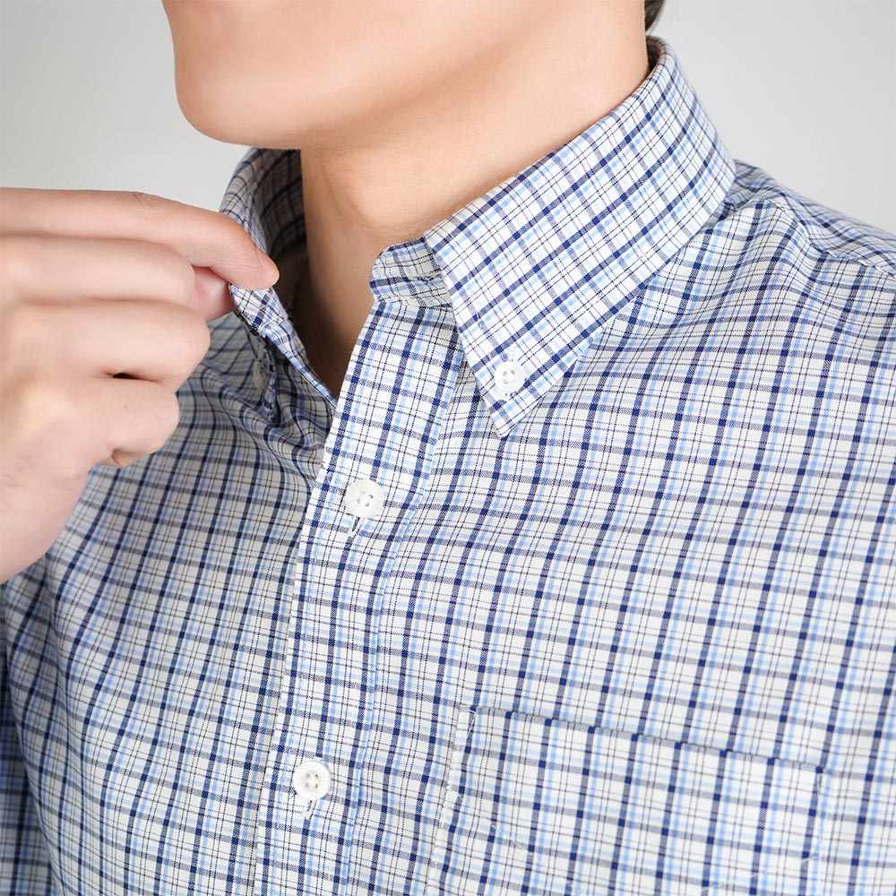Men's Cotton Oxford Regular Fit Wrinkle Free Shirt - Image 3