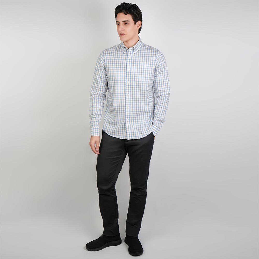 Men's Cotton Oxford Regular Fit Wrinkle Free Shirt - Image 2