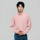 Men's Lion Oxford Slim Long Sleeve Shirt - Image 3