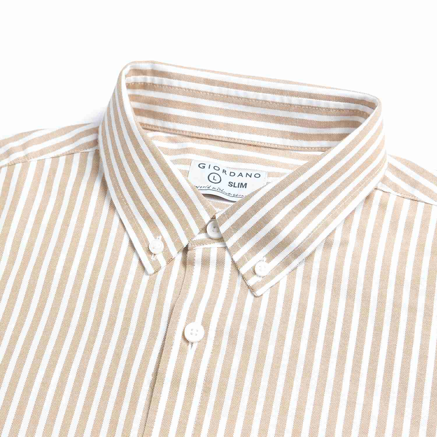 Men's Lion Oxford Slim Long Sleeve Shirt - Image 3
