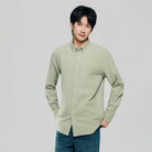 Men's Lion Oxford Slim Long Sleeve Shirt - Image 3