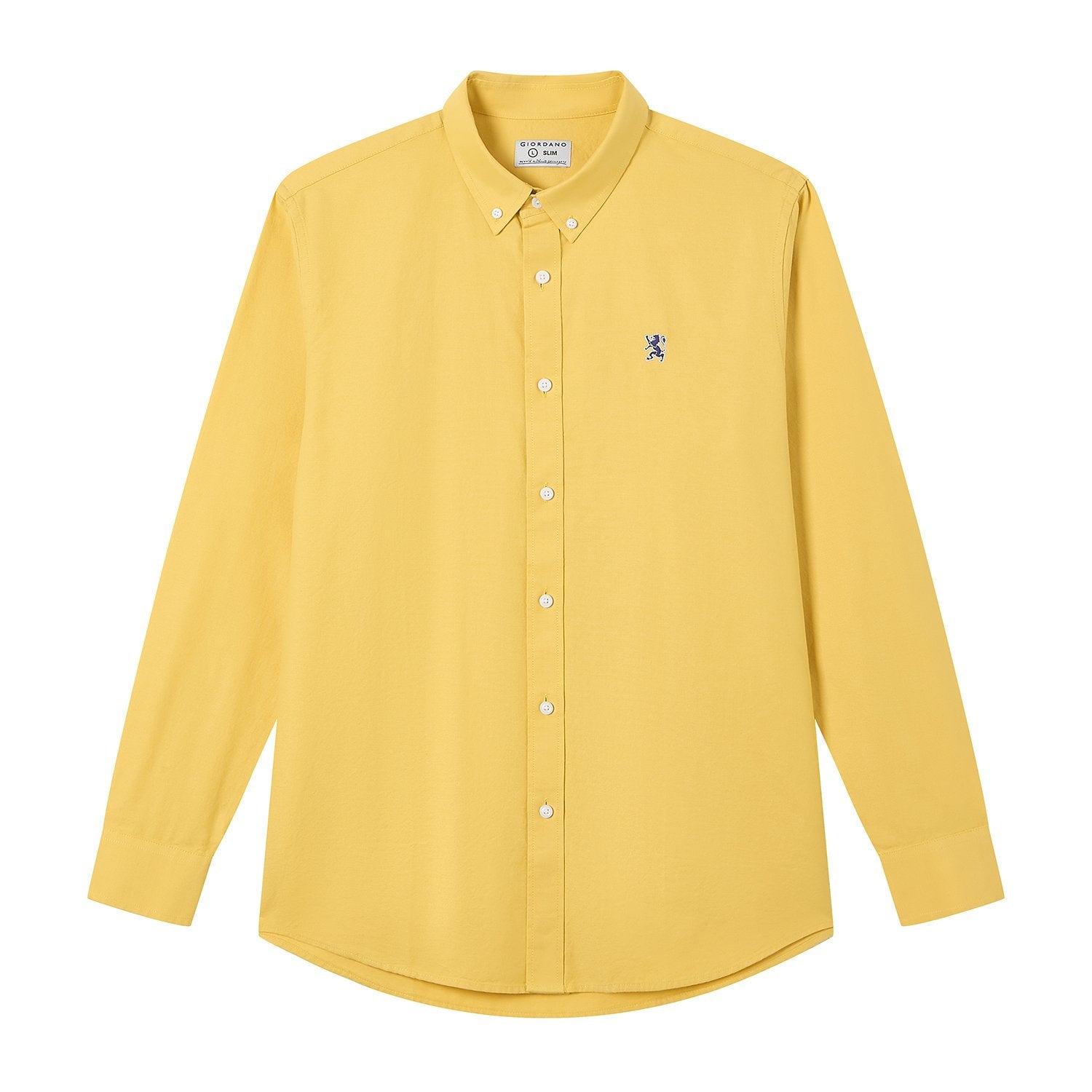 Men's Lion Oxford Slim Long Sleeve Shirt - Image 1