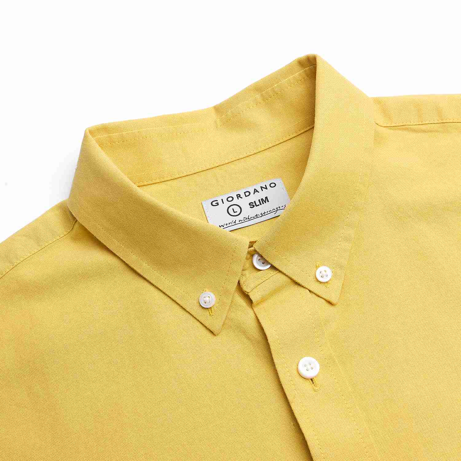 Men's Lion Oxford Slim Long Sleeve Shirt - Image 3