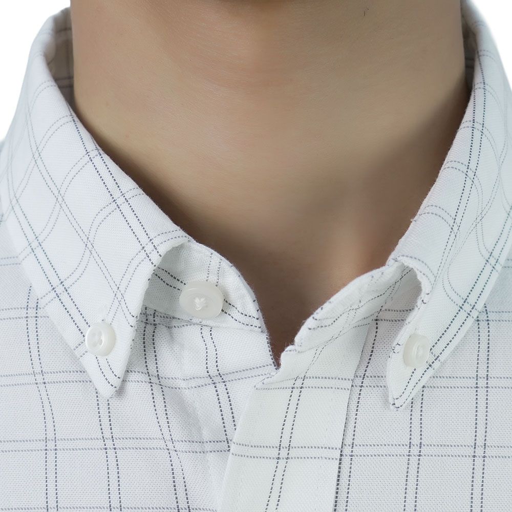 Men's Lion Oxford Slim Long Sleeve Shirt - Image 3