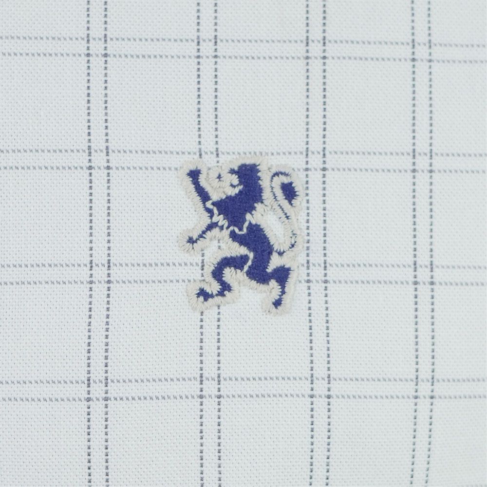 Men's Lion Oxford Slim Long Sleeve Shirt - Image 4