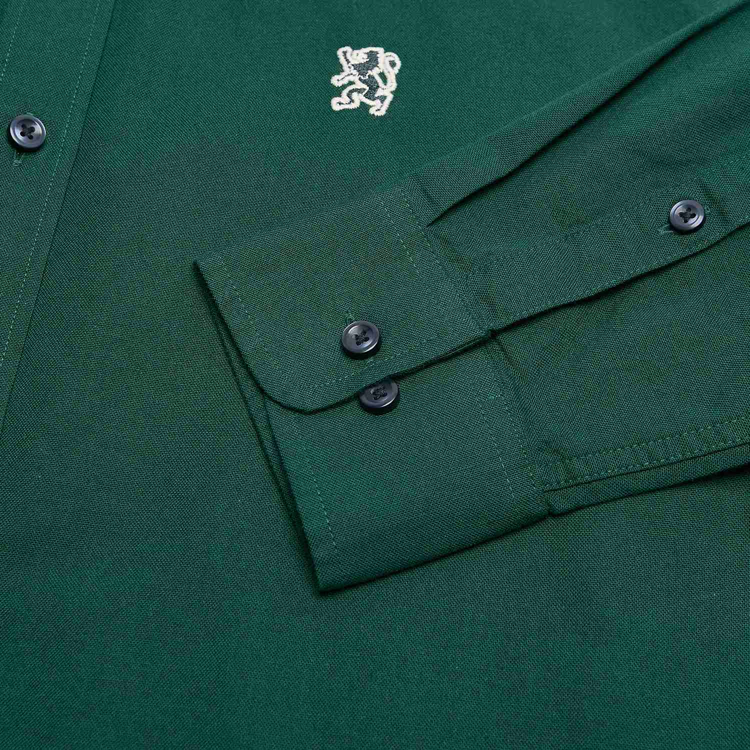 Men's Lion Oxford Slim Long Sleeve Shirt - Image 9
