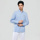 Men's Lion Oxford Slim Long Sleeve Shirt - Image 3