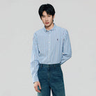 Men's Lion Oxford Slim Long Sleeve Shirt - Image 3