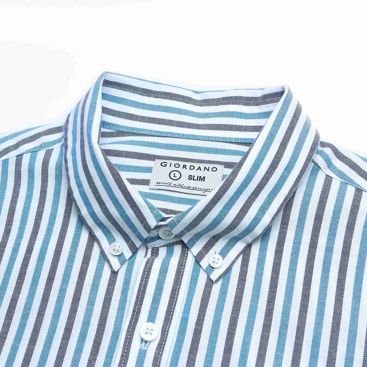 Men's Lion Oxford Slim Long Sleeve Shirt - Image 8