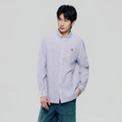 Men's Lion Oxford Slim Long Sleeve Shirt - Image 1