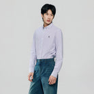 Men's Lion Oxford Slim Long Sleeve Shirt - Image 4