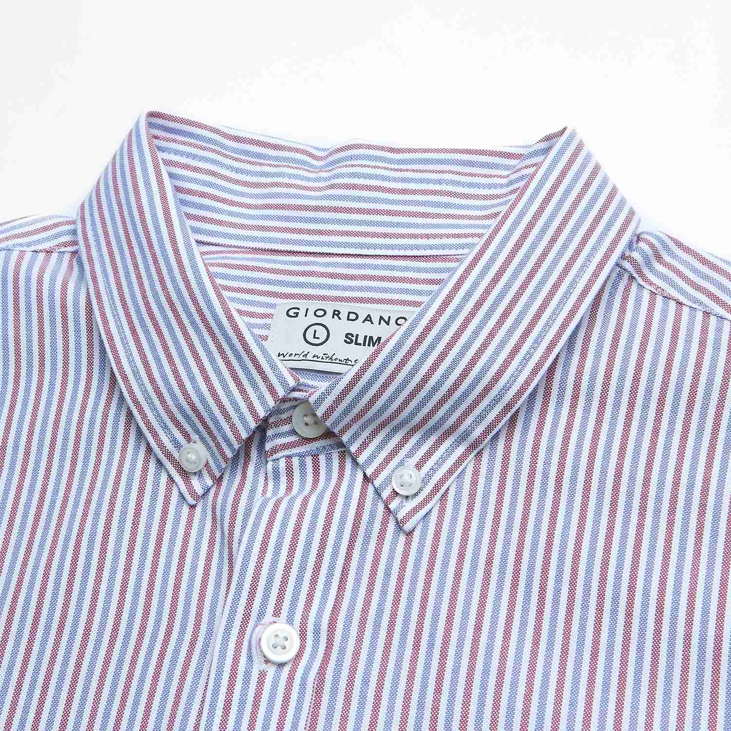 Men's Lion Oxford Slim Long Sleeve Shirt - Image 8