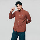 Men's Lion Oxford Slim Long Sleeve Shirt - Image 3