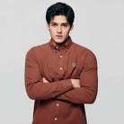 Men's Lion Oxford Slim Long Sleeve Shirt - Image 5