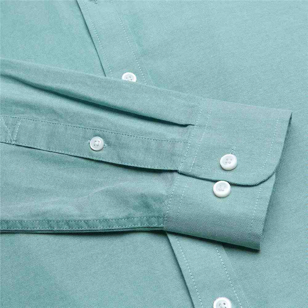 Men's Lion Oxford Slim Long Sleeve Shirt - Image 8