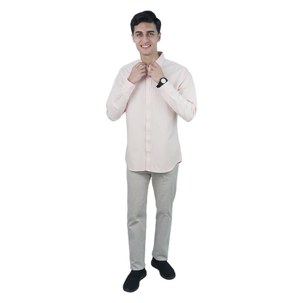 Men's Lion Oxford Slim Long Sleeve Shirt - Image 2