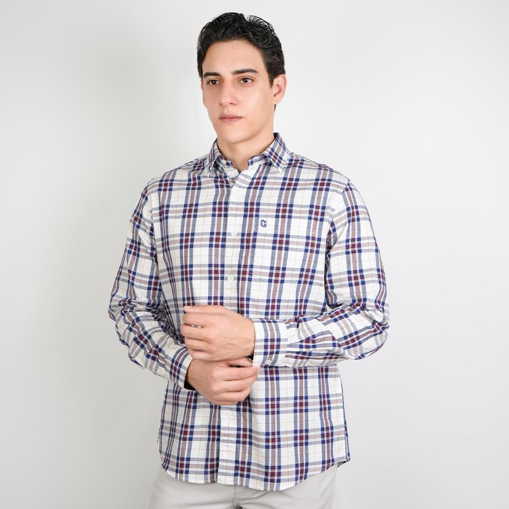 Men's Cotton Twill Relaxed Fit Shirt - Image 1