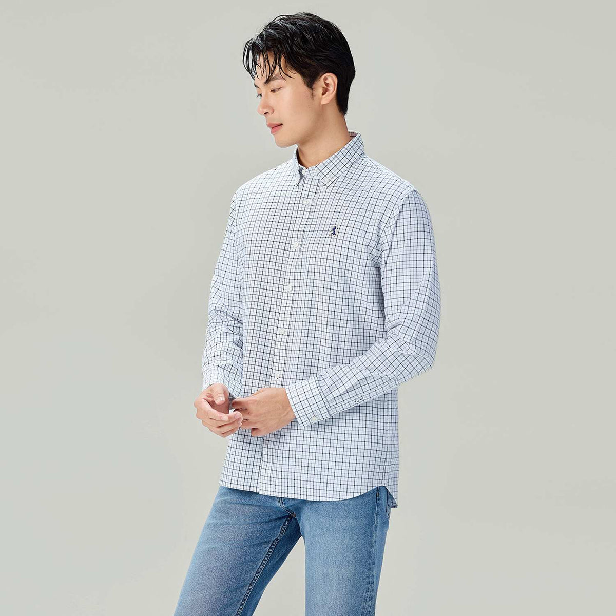 Men's Oxford Slim Fit Shirt - Image 2