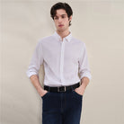 Men's Slim Fit Front Garment Washed Shirt - Image 1