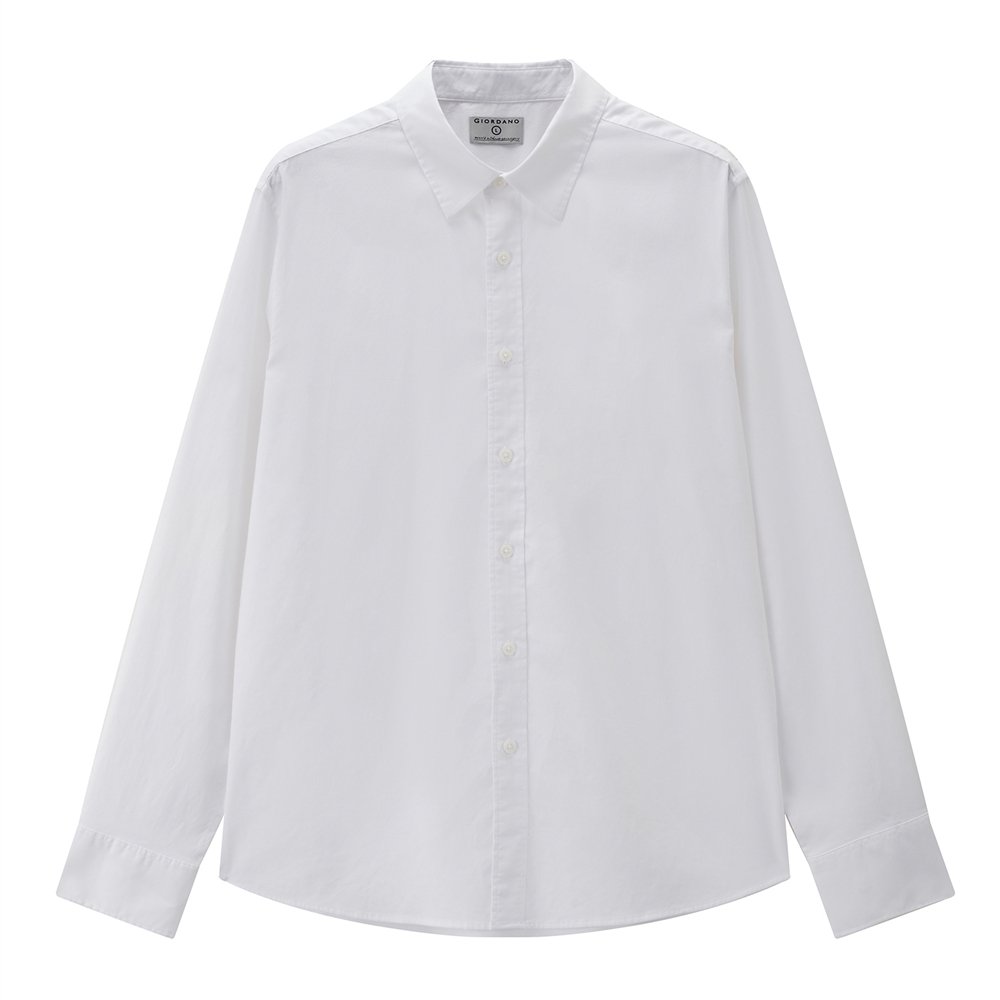 Men's Slim Fit Front Garment Washed Shirt - Image 3