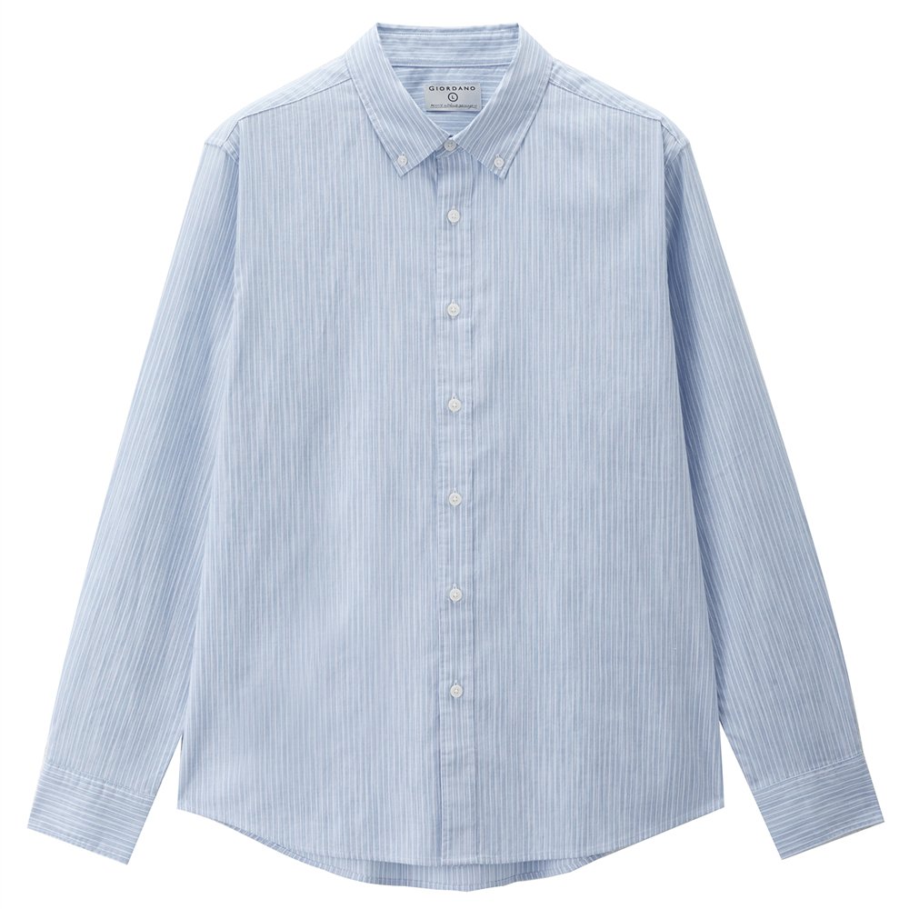 Men's Slim Fit Front Garment Washed Shirt - Image 3