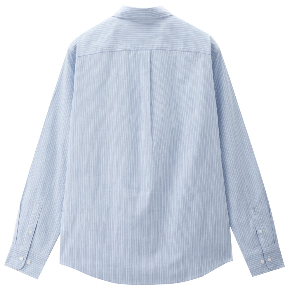 Men's Slim Fit Front Garment Washed Shirt - Image 4