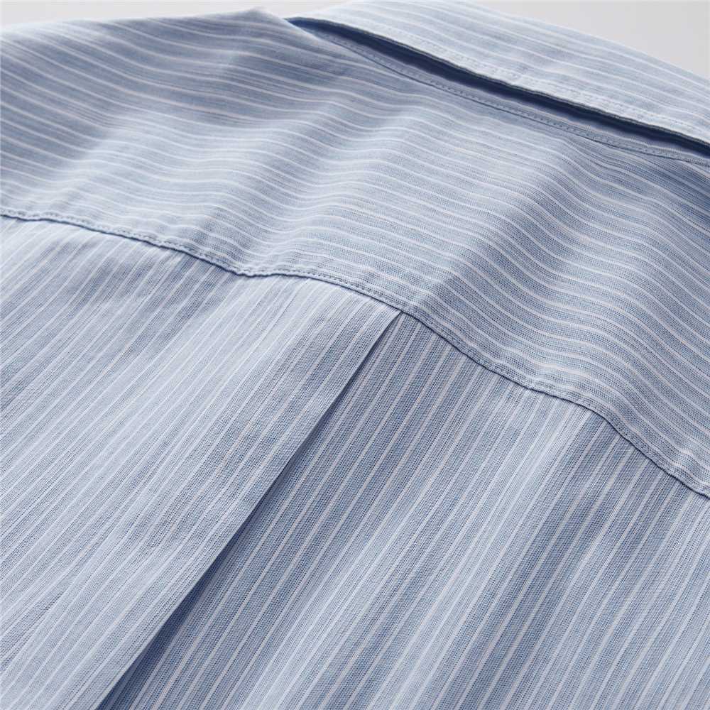 Men's Slim Fit Front Garment Washed Shirt - Image 8