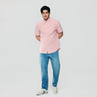 Men's Wrinkle Free Oxford Short Sleeve Shirt - Image 2