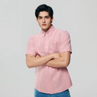 Men's Wrinkle Free Oxford Short Sleeve Shirt - Image 5