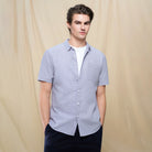 Men's Half Sleeve Linen Shirt - Image 3