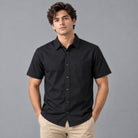 Men's Half Sleeve Linen Shirt - Image 1